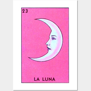 La Luna Loteria - Pink Posters and Art